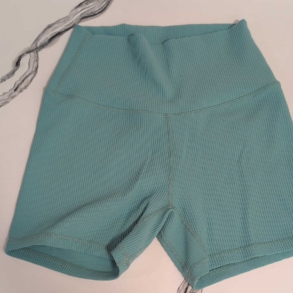 Born Primitive Blue Bike Shorts High-Waisted